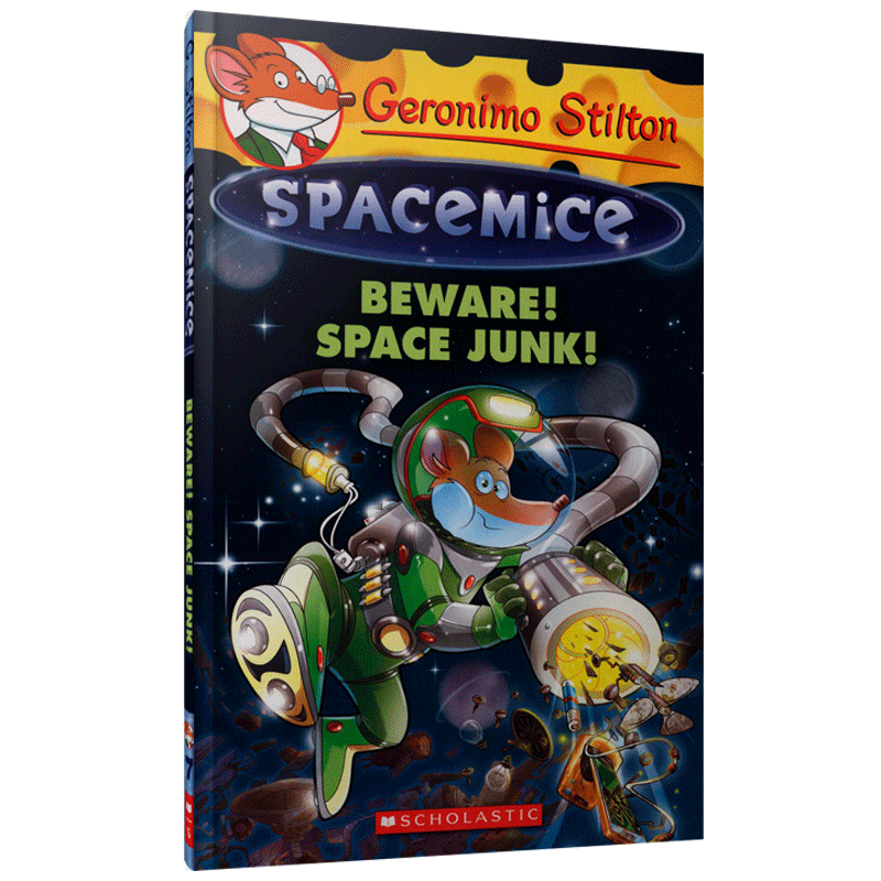 现货 英文原版 老鼠记者 儿童绘本 儿童读物 Beware! Space Junk!