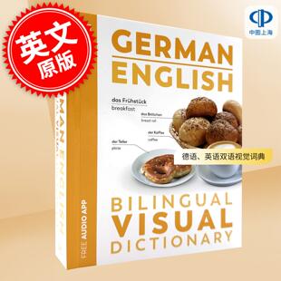 社 进口原版 Visual 德语英语双语视觉词典 Dictionary Bilingual DK出版 English 现货 German