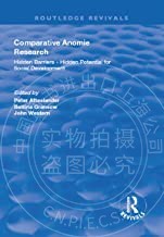预售 按需印刷 Comparative Anomie Research