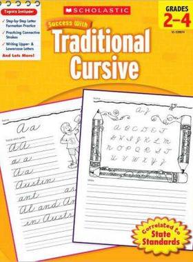 Scholastic Success with Traditional Cursive (Grades 2–4)学乐成功系列 美国小学2-4年级单词连写练习册