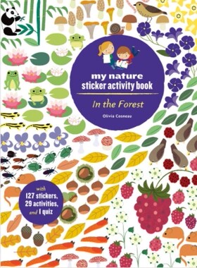 现货 英文原版In the Forest : My Nature Sticker Activity Book在森林里:我的大自然贴纸活动书 By OLIVIA COSNEAU