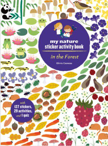 现货 英文原版In the Forest : My Nature Sticker Activity Book在森林里:我的大自然贴纸活动书 By OLIVIA COSNEAU
