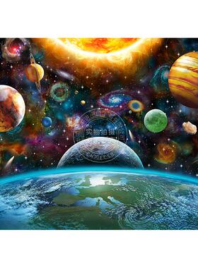 宇宙 1000片拼图 文创周边 Peter Pauper Press 英文原版  Puzzle the Universe