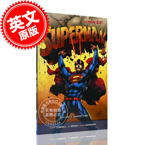 现货 超人 战火之下 英文原版 SUPERMAN VOL. 5 under fire DC漫画 新52系列