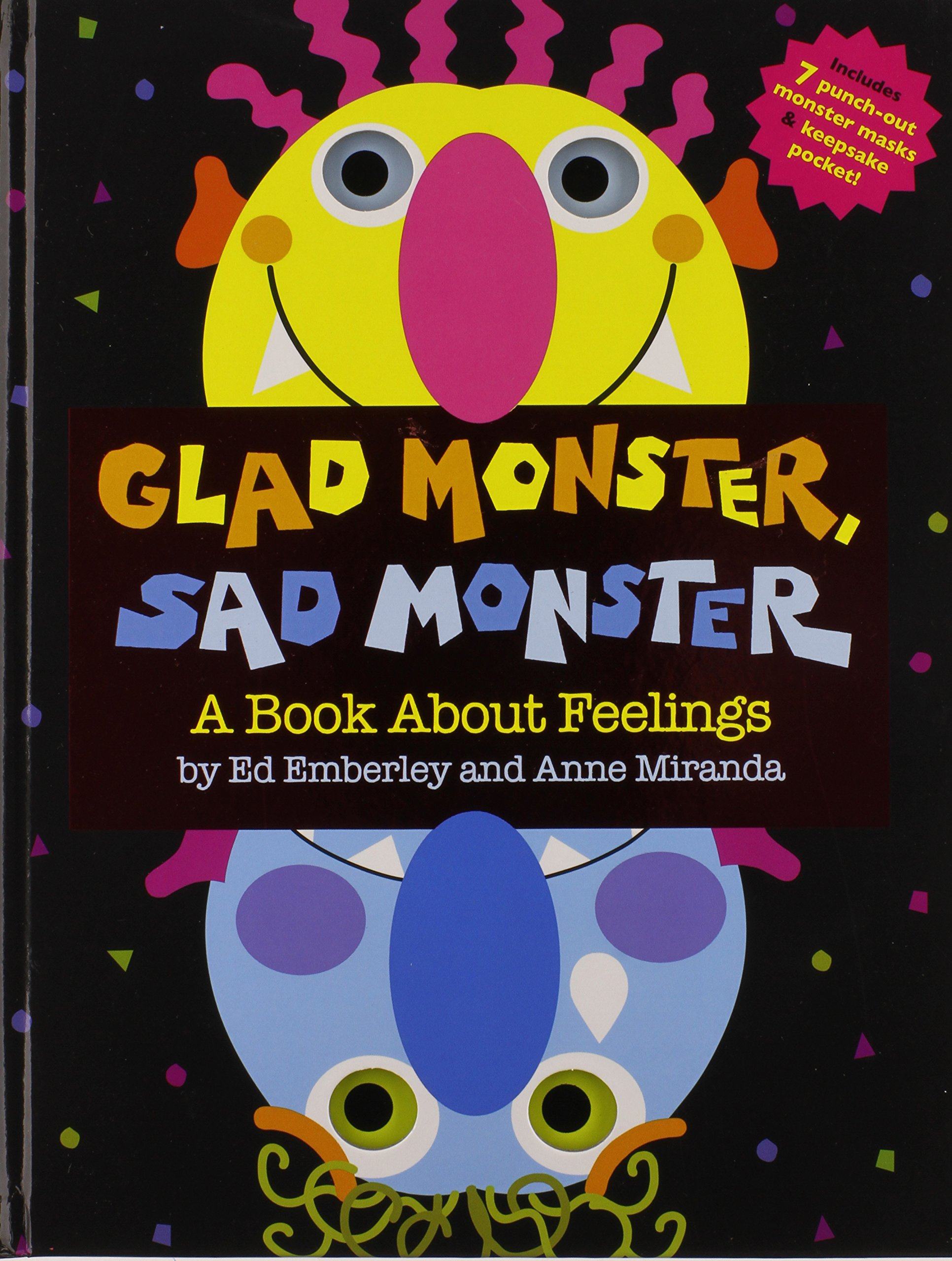 英文原版 glad monster, sad monster