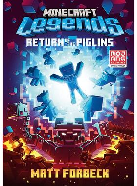 现货 我的世界传奇 小猪归来 游戏周边书 英文原版 Minecraft Legends: Return of the Piglins 6+岁