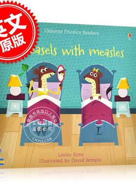 现货 Weasels with Measles 英语原版 Usborne出版 患麻疹的黄鼠狼 儿童启蒙绘本