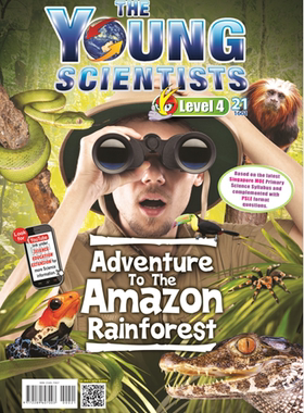 【全年订阅】英文原版 Young Scientists Level 4 小小科学家 阶段4 订全年就送国家地理小小探险家 新加坡杂志 儿童