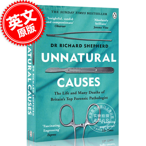 现货 非自然原因 英文原版 Unnatural Causes 英国法医病理学家 理查德·谢泼德博士