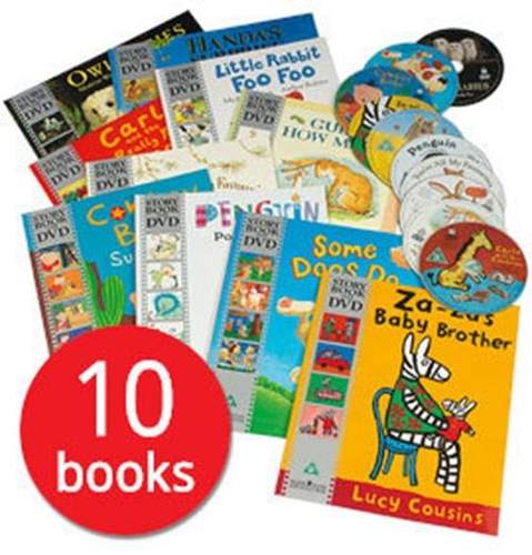 现货 10本世界经典获奖英文绘本+10DVD 英文原版 Guess How Much I Love You猜猜我有多爱你 Walker