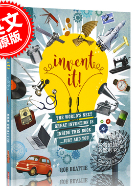 现货 发明它!世界上下一个伟大发明就在这本书里 英文原版 Invent it!The world`s next great invention is inside this book