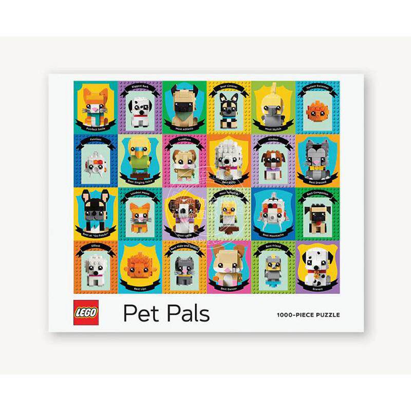 现货 乐高宠物伙伴 1000块拼图 周边 英文原版 LEGO Pet Pals 1000-Piece Puzzle
