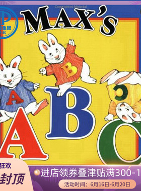 现货 英文原版 Max's ABC  小兔Max系列：Max的ABC