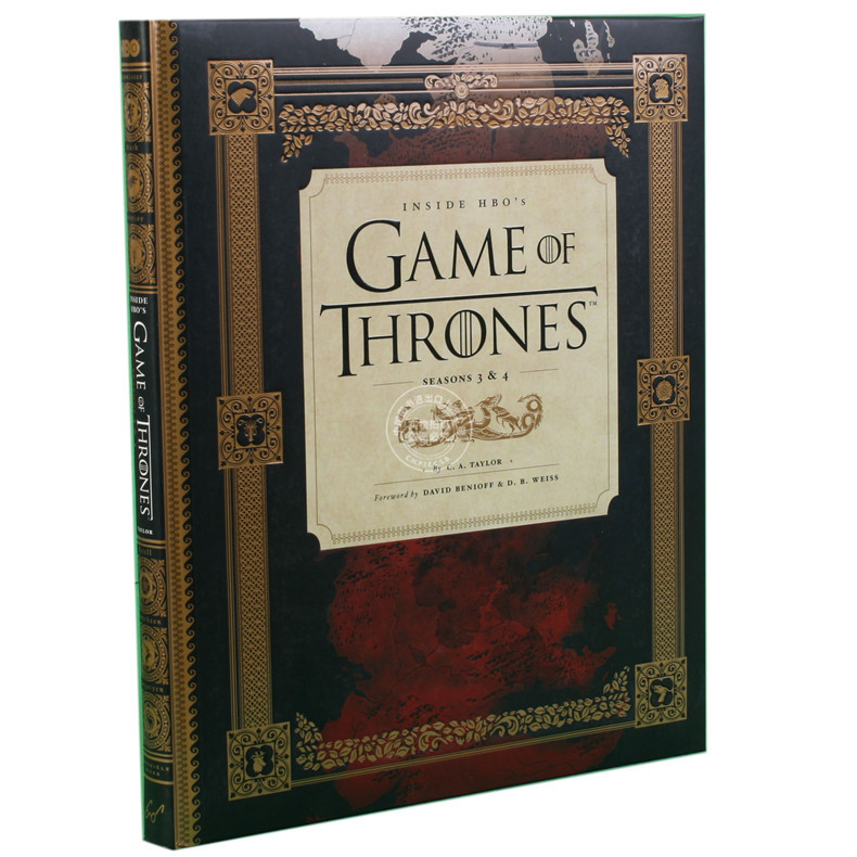 现货 英文原版 Game of Thrones 权力的游戏 HBO官方设定 3&4