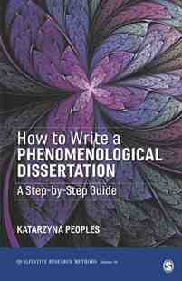 预售 按需印刷 How to Write a Phenomenological Dissertation 如何写一篇现象学论文:一步一步的指南(定性研究方法) 英文原版