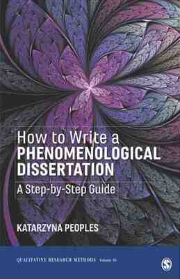 预售 按需印刷 How to Write a Phenomenological Dissertation 如何写一篇现象学论文:一步一步的指南(定性研究方法) 英文原版
