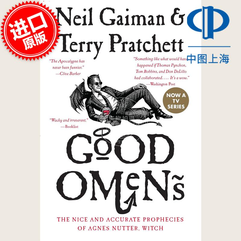现货 好兆头 同名电视剧原著小说 Neil Gaiman 尼尔·盖曼 Terry Pratchett 特里·普拉切特 英文原版 Good Omens