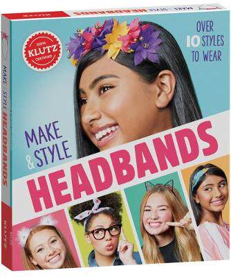 现货 制作&造型你的发带 klutz 儿童手工 英文原版 Make & Style Headbands 儿童手工套装