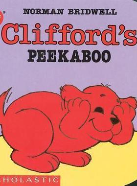 现货 Clifford's Peekaboo Board book 大红狗躲猫猫 [平装]