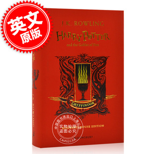 Potter Gryffindor 哈利波特与火焰杯 and Harry JK罗琳 格兰芬多版 – the 狮院四学院纪念版 英文原版 Fire 精装 现货 Goblet