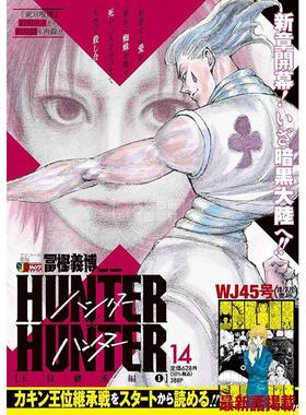 现货 进口日文 漫画 全职猎人 HUNTER×HUNTER 14 王位継承編1 集英社リミックス