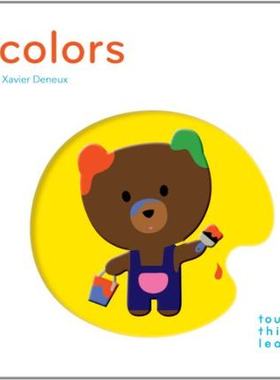 现货  小手摸摸全知道：颜色 色彩启蒙儿童绘本书 英文原版 Touchthinklearn: Colors
