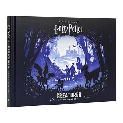 现货 哈利波特剪影书 英文原版 Harry Potter - Creatures: A Paper Scene Book 电影周边