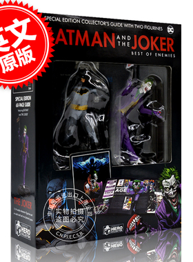 现货 蝙蝠侠与小丑 收藏模型手办书套装 英文原版 Batman and The Joker Plus Collectibles 特别典藏版