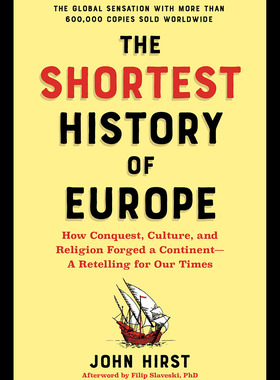 现货 你一定爱读的极简欧洲史 约翰·赫斯特 英文原版 The Shortest History of Europe