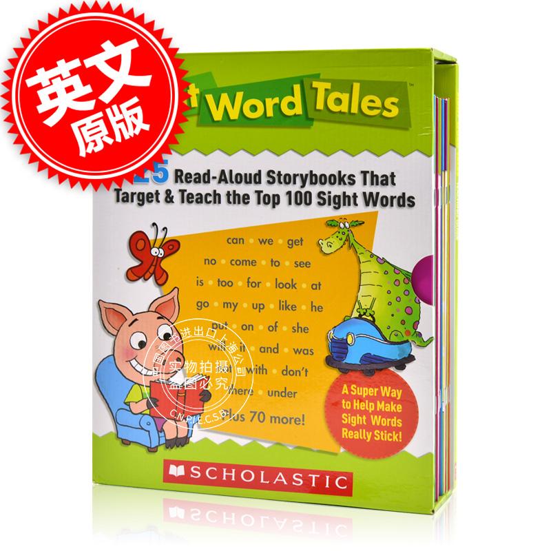 现货学乐高频词25本盒装趣味认知故事集:常见词让初学英文原版 Sight Word Tales