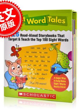 现货 学乐高频词25本盒装 趣味认知故事集:常见词 让初学 英文原版 Sight Word Tales