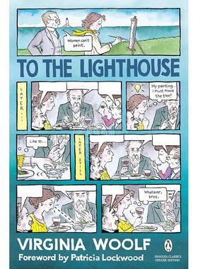 预售 岛灯塔去 弗吉尼亚伍尔夫 企鹅经典豪华毛边本 英文原版 To the Lighthouse Penguin Classics Deluxe Edition