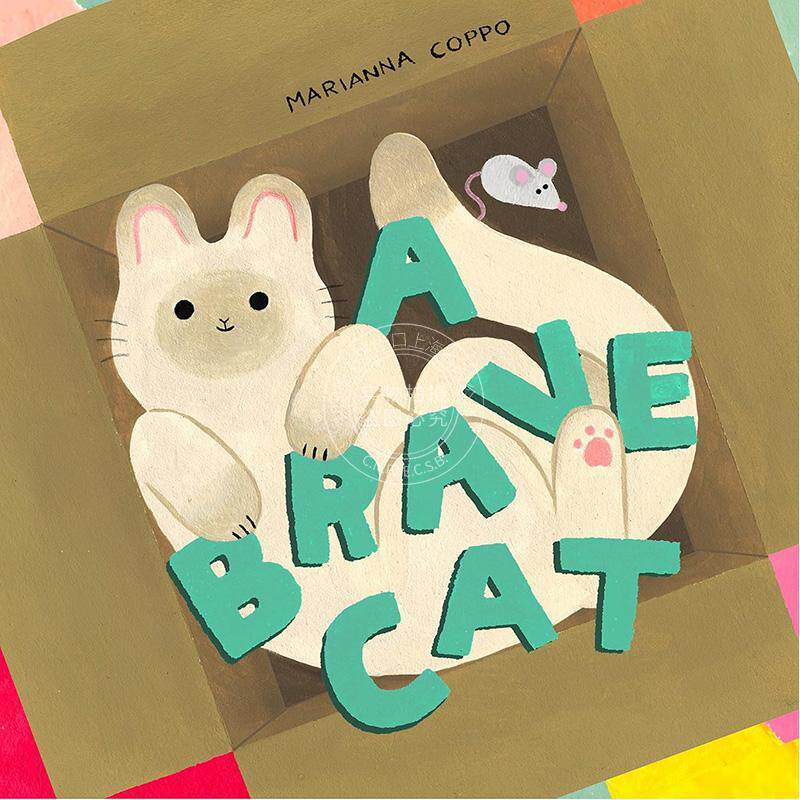 一只勇敢的猫 A Brave Cat 英文原版 儿童绘本故事5-8岁