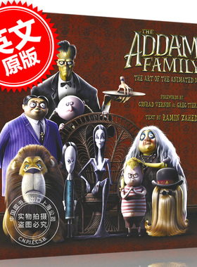 预售 亚当斯一家 定格动画设定集 查尔斯·亚当斯同名漫画电影 英文原版 The Addams Family: The Art of the Animated Movie