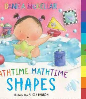 现货 洗澡时间学习时间：形状 儿童早教纸板书 英文原版 Bathtime Mathtime: Shapes 儿童数学早教 Danica McKellar