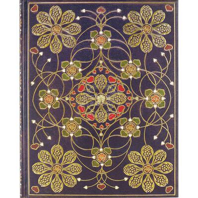 古董花卉笔记本 金色刷边 日记本 文创周边 Peter Pauper Press 无酸纸 英文原版  Antique Blossoms Journal