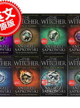 预售 猎魔人小说 新版套装 巫师 魔幻小说 白狼杰洛特 网飞美剧原作 The Witcher英文原版 波兰作家安德烈·斯帕克沃斯基 游戏小说