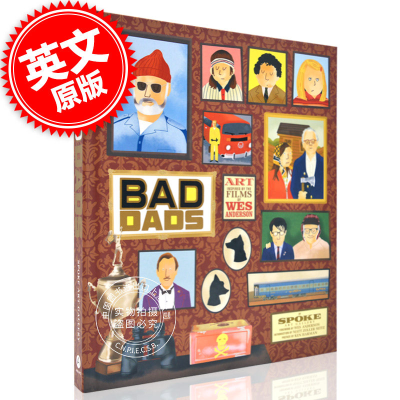 现货 韦斯安德森电影艺术作品集：坏爸爸 英文原版 The Wes Anderson Collection: Bad Dads 电影艺术画册设定集 精装