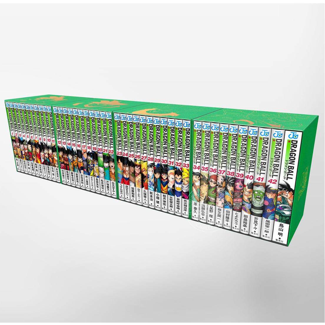 现货 进口日文 漫画 龙珠40周年双封面纪念套装 DRAGON BALL 全42巻セット Double Cover Box 鸟山明