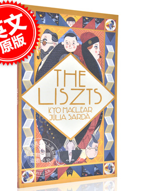 预售 插画师Julia Sarda绘本 李斯特一家 清单一族 英文原版 The Liszts 趣味哲理绘本故事 平装
