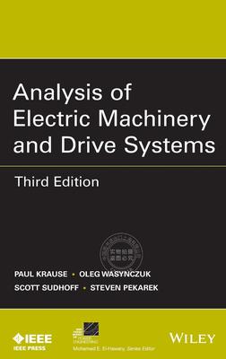 【预售 按需印刷】 Analysis Of Electric Machinery And Drive Systems