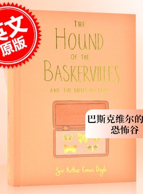 现货 巴斯克维尔的猎犬 恐怖谷 英文原版 经典文学小说书  柯南道尔Hound Baskervilles and Valley Fear wordsworth精装收藏版