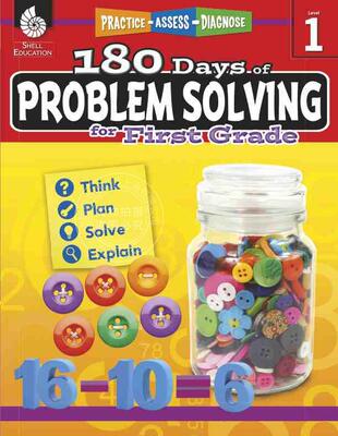 预售 按需印刷 180 Days of Problem Solving for First Grade