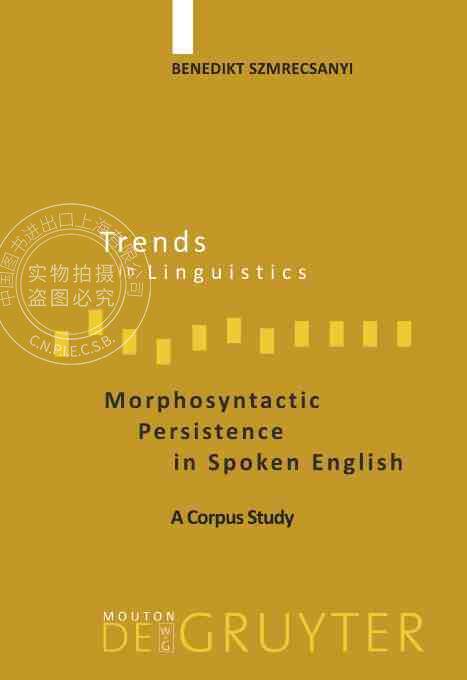 【预售 按需印刷】 Morphosyntactic Persistence in Spoken English