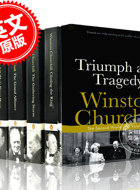 预售 丘吉尔二战回忆录1-6 英文原版 The Second World War 二战经典战役历史 诺贝尔文学奖得主 企鹅出版 平装 中图