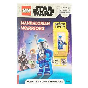 现货 乐高星球大战：曼达洛战士（附带曼达洛舰队指挥官乐高迷你模型）英文原版 LEGO Star Wars: Mandalorian Warriors 7-9岁