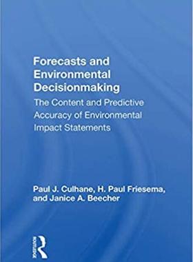 预售 按需印刷 Forecasts And Environmental Decision Making