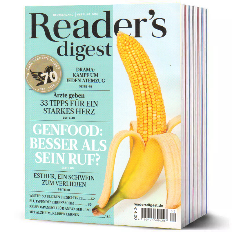 【全年订阅】杂志Reader’s Digest(GER)读者文摘 德国版