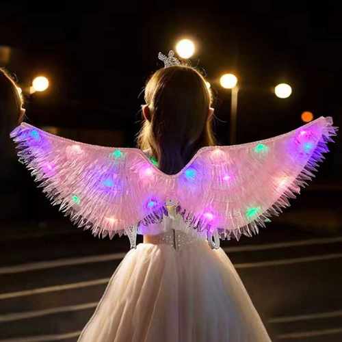 发光天使翅膀聚会派对装扮摆地摊