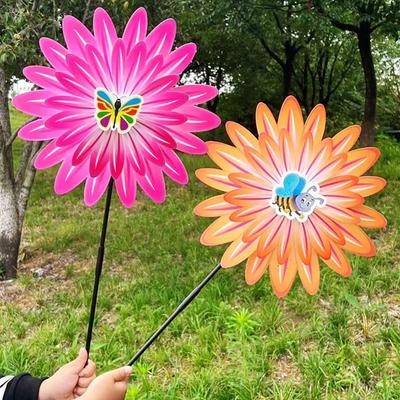 双层太阳花风车庭院装扮活动道具